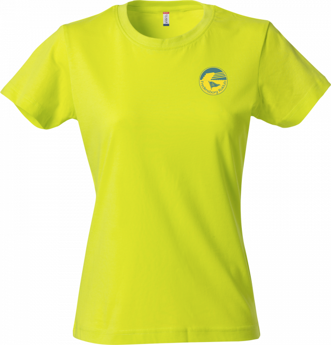 Clique - Fredensborg Roklub Cotton T-Shirt Woman - Visibility Green